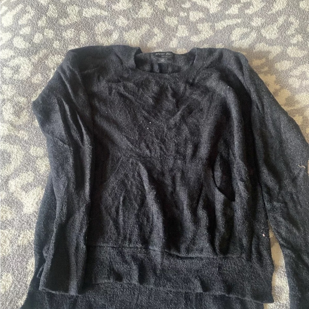 Barefoot Dreams Cozy Chic Lite Size Small Black  Used in great condition!